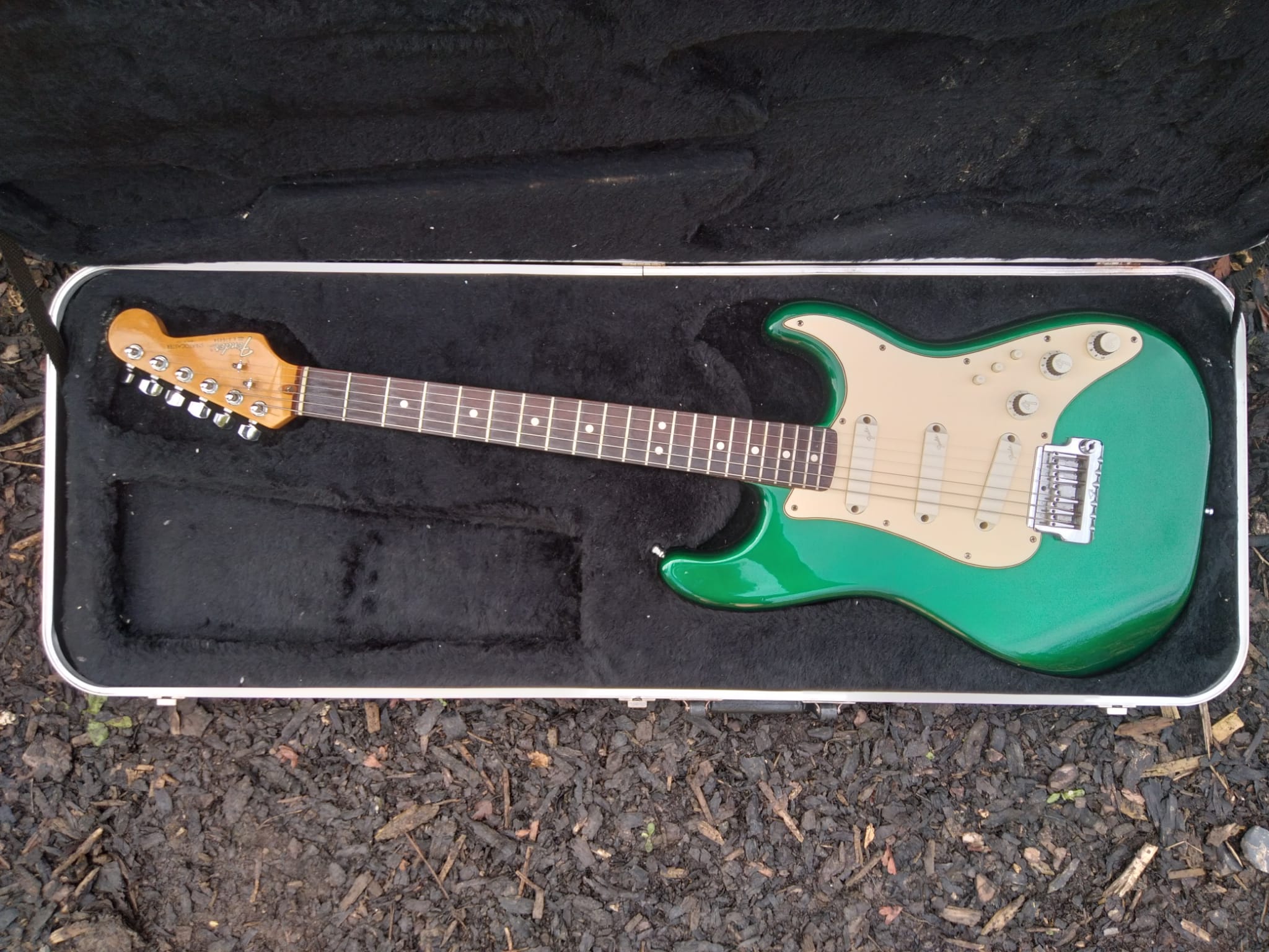 Fender Stratocaster Elite 1983 Candy Green Guitar For Sale Denmark