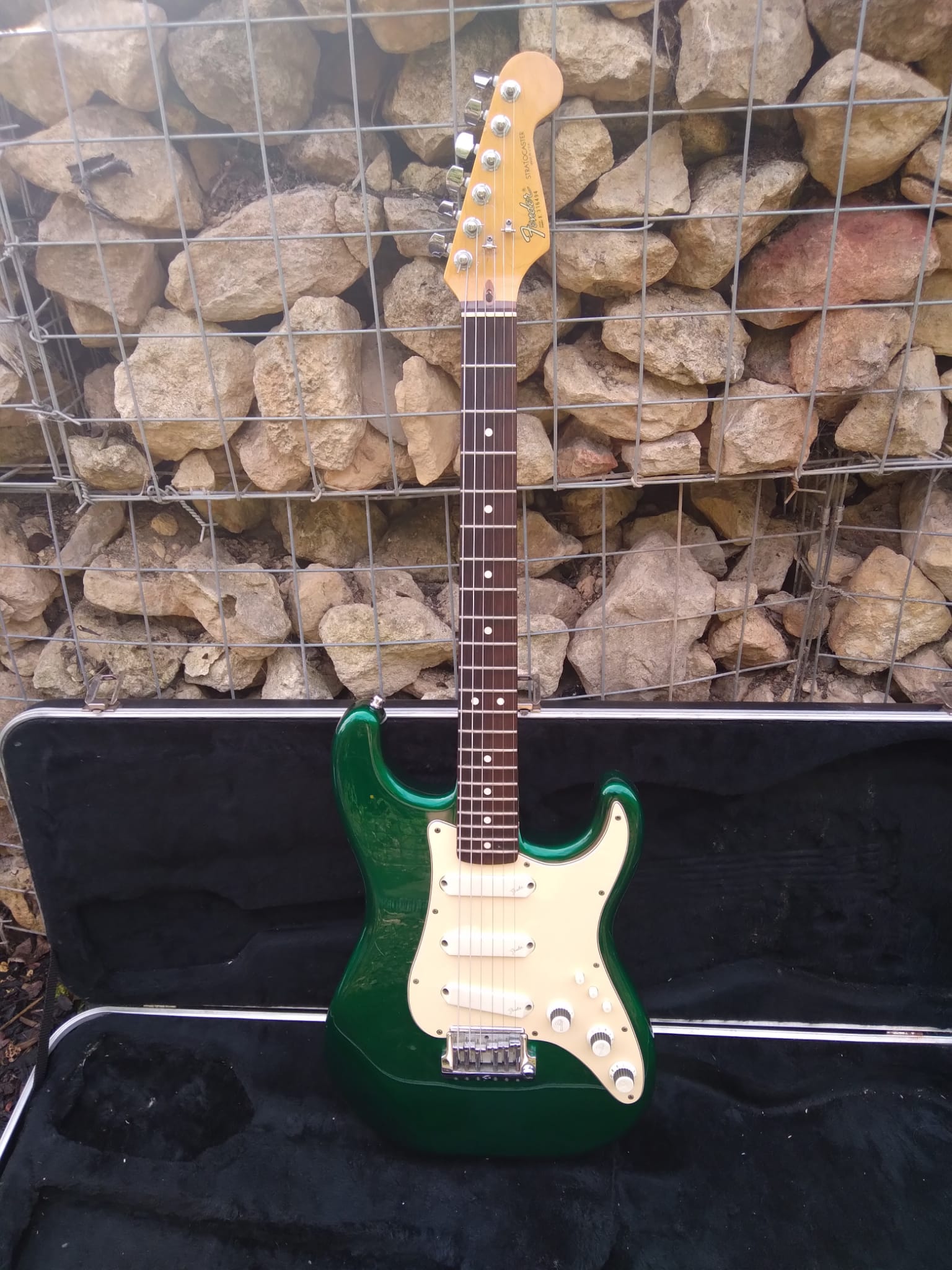 Fender Stratocaster Elite 1983 Candy Green Guitar For Sale Denmark