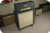 Marshall JMP 50 1986 Model + 1982/B Model Cab 1971-Black Tolex