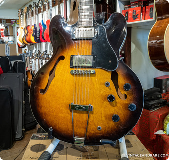 Shiro Guitars 335 Sunburst