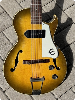 Epiphone E452t 3/4 Sorrento 1962 Royal Olive Sunburst 