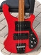 Rickenbacker 4001 Fretless  1986-Ferrari Red Finish