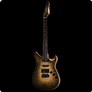 Fremediti Guitars Orpheus 2022 Dark Green Burst
