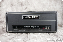 Hiwatt Custom 100 DR103 1977 Black Tolex