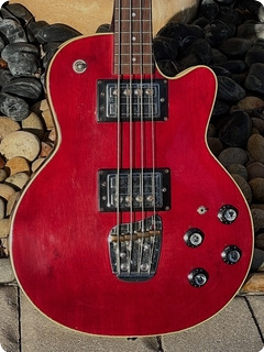 Guild Guitars M 85 Ii Bass Cheryl Crow 1972 Cherry Red Finish 
