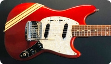 Fender-Mustang Competition Red-1971