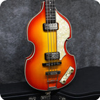 Hofner Custom Shop 62 Reissue 5001 2007 Cherry Burst