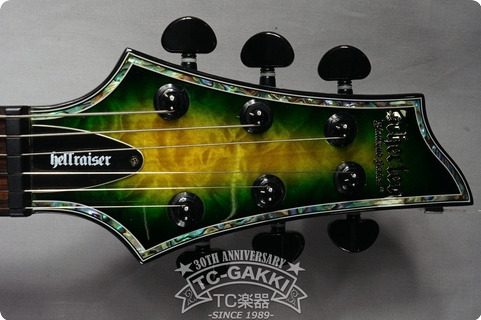 Schecter Diamond Series Hellraiser C 1 Passive Dragon Burst 2010