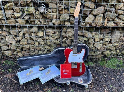 Fender Custom Telecaster Owned And Used By Jeff Beck   Candy Apple Red 2000 Candy Apple Red