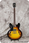 Gibson-ES-335 TD Dot Reissue Lefthand-2013-Vintage Sunburst