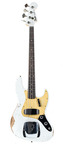 Fender Custom Shop 64 Jazz Bass Heavy Relic RW Pearl White