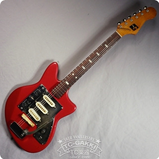 ギター GUYATONE LG-80T 1965 RARE OFFSET MODEL 1965 Guyatone LG-80T Japan Vintage Bizarre Guitar - Metallic