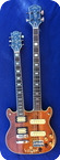 Eko DM10 Double Neck 4 6 Bass And Guitar 1980 Natural