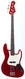 Fernandes The Revival Jazz Bass '64 Reissue RJB-55 1982-Candy Apple Red