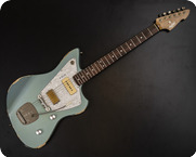 Rufini Fine Instruments-Montefalco Solid Body-2022-Ice Blue Metallic, Relic