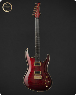 Valenti Guitars Nebula Carved Guitar For Sale Valenti Guitars