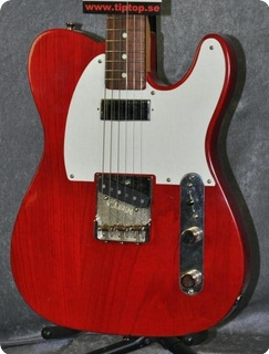 Clern Tle  59 Ooak (one Of A Kind) Transparent Red