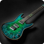 Valenti Guitars Nebula Carved Ocean Turquoise