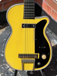 Harmony Guitars H 42 Stratotone Newport 1957 Yella