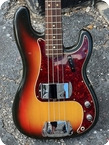 Fender-Precision Bass-1971-Sunburst Finish