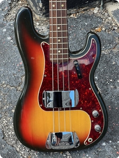 Fender Precision Bass 1971 Sunburst Finish