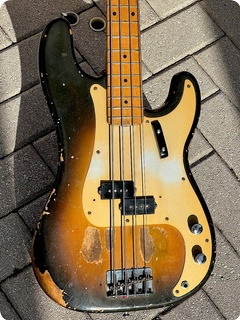 Fender Precision Bass 1958 Sunburst Finish