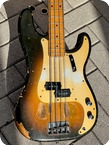 Fender Precision Bass 1958 Sunburst Finish