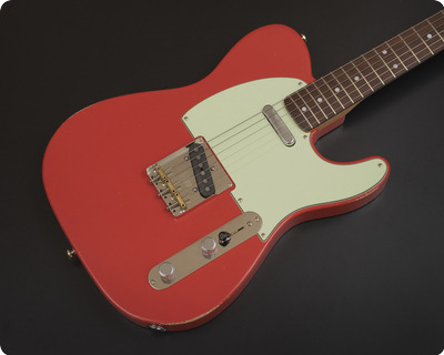 Rufini Guitars T Vintage  2023 Fiesta Red, Aged