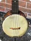 Gibson-UB-1 Sopranino Banjo Uke-1925-Walnut Stain