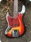 Fender-Jazz Bass Left Handed-1965-Sunburst
