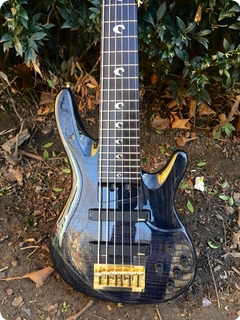 Yamaha John Patitucci Signature 6 String Bass 2000 Black Stain