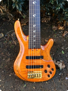 Yamaha John Pattitucci Signature 6 String Bass Fretless 2000 Amber