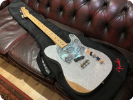 Fender-Brad Paisley Road Worn Telecaster-2017-Silver Sparkle