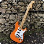 Fender-International Series Stratocaster-1981-Capri Orange