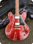 Gibson-Custom Shop Lee Ritenour ES-335-2008-Cherry Red