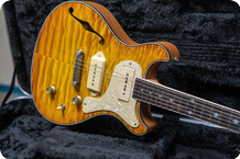 Gamble Guitars Miss G Semi Hollow Custom Honyburst Nitro