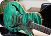 Bassart Guitars-Soulcat Hollow-Green Transparent