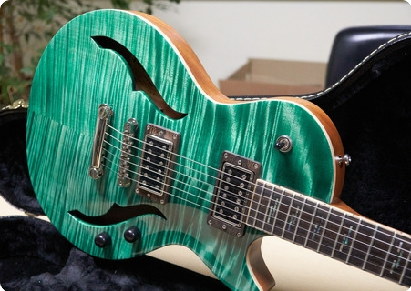 Bassart Guitars Soulcat Hollow Green Transparent