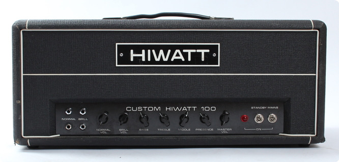 Hiwatt Dr103 Custom 100 1975 Black