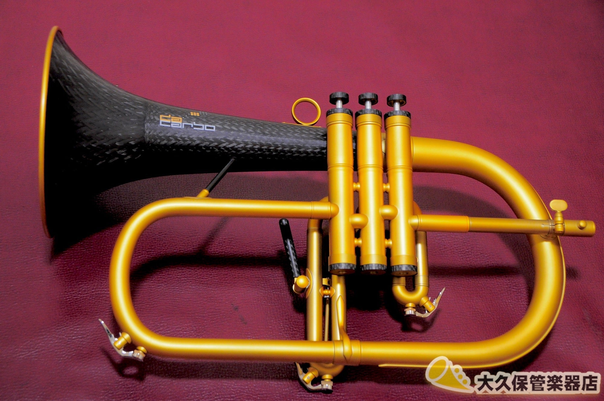 DaCarbo Da Carbo Flugelhorn Gold Lacquer Matt Flugelhorn 2023 0 Brass