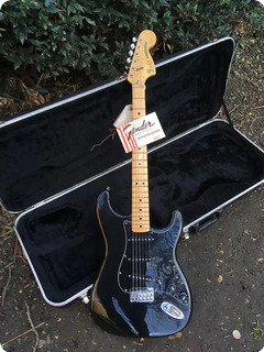 Fender Stratocaster Nearly New Condition With Tags 1979 Black