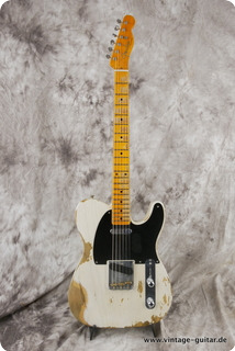 Fender 52 Telecaster Cs Heavy Relic 2019 Heavy Relic Vintage White Blonde