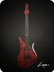 Lava Drops Guitars Infinite Red Drop Top High Gloss. Body Back Matte Finish