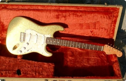 Fender Stratocaster Avri 62 Custom Shop 1990 Sparkly Gold