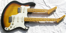 Robin RDN Double Neck Octave 1984 Sunburst
