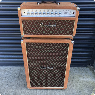 Two Rock Classic Reverb Signature Head And 2x12 Vertical Cabinet  2020 Brown Suede