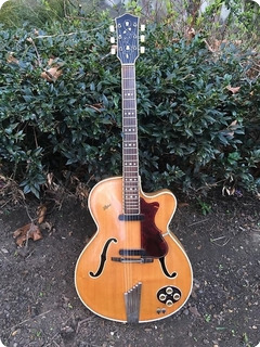 Hofner President With Rare Round Control Panel 1956 Blonde