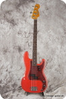 Fender Precision Bass Fiesta Red Refin
