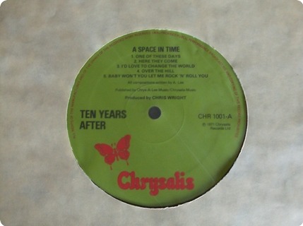 Ten Years After A Space In Time Chrysalis / Chr1001 1971