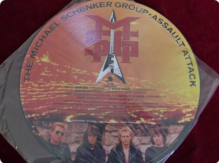 The Michael Schenker Group ( Msg ) Assault Attack   Pict Disc Chrysalis Pchr1393 1982